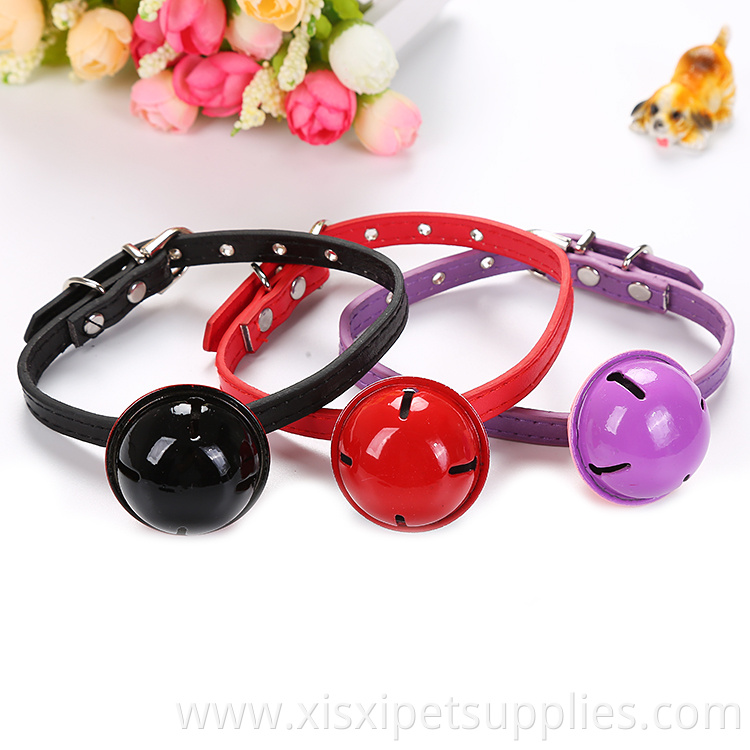 wholesale Hot style Cute Kawaii Pet Cat Adjustable Collar With big Bells